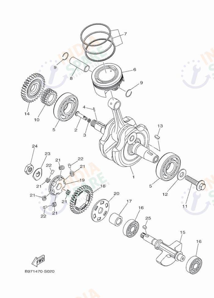 CRANKSHAFT & PISTON